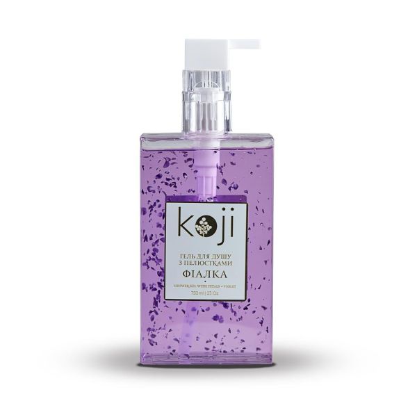 Гель для душа KOJI фиалка с лепестками 750 мл
