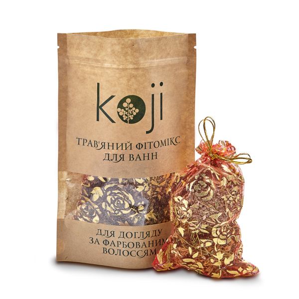 Травяной фитомикс для ухода за крашеными волосами KOJI
