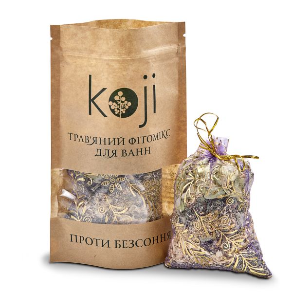Травяной фитомикс для ванн против бессонницы KOJI