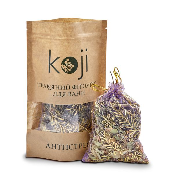 Травяной фитомикс для ванн антистресс KOJI