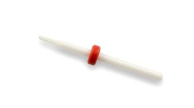 Фреза керамическая   Small Round F   игла тупая с пластиковым кольцом ( красная насечка)