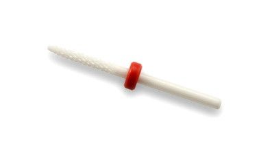 Фреза керамічна Small Flame F маленьке полум'я з пластиковим кільцем (червона насічка)