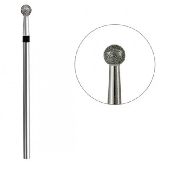 Фреза алмазная  Шарик  ,диаметр-  1,2 мм,(  черная насечка)