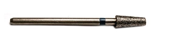 Фреза алмазная Конус, диаметр-4,2 мм, (синяя насечка)