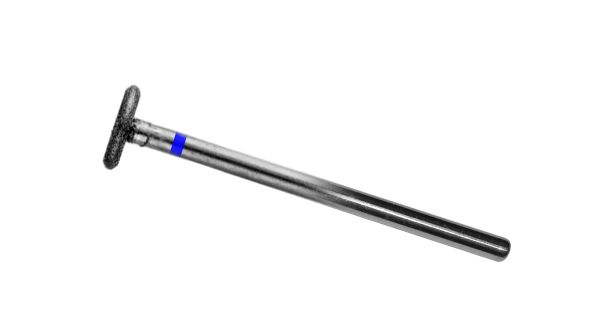 Фреза алмазная Крупная  Капля форма Диск ,диаметр- 6 мм, Н - 1,1 мм,( синяя насечка)