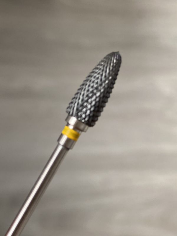 Фреза  черная керамическая  Black Flame XF  кукуруза( желтая насечка)