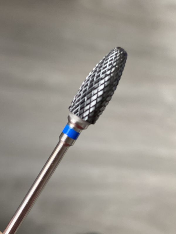 Фреза  черная керамическая  Black Flame М  кукуруза( синяя насечка)