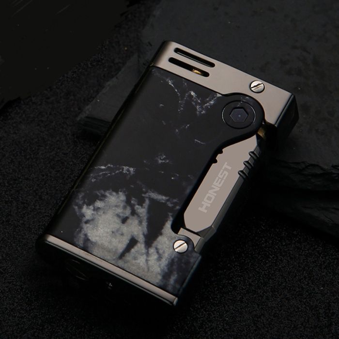 Бензинова запальничка Honest: Black Marble (Чорний Мармур)