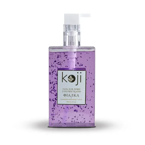Гель для душу KOJI фіалка з пелюстками 750 мл