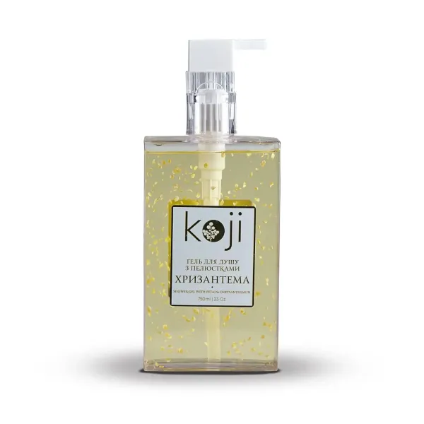 Гель для душу KOJI хризантема з пелюстками 750 мл