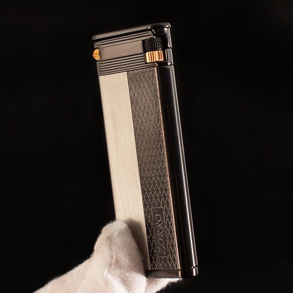 Класична Газова Запальничка ZORRO (Сатин/Чорна)