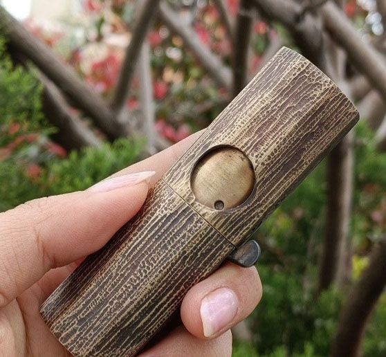 Ексклюзивна Бензинова Запальничка  KOJI  в Корпусі  Текстура Дерева