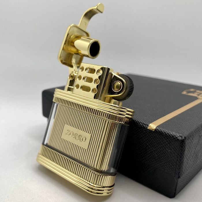 Бензинова запальничка Zorro "Retro Gold"