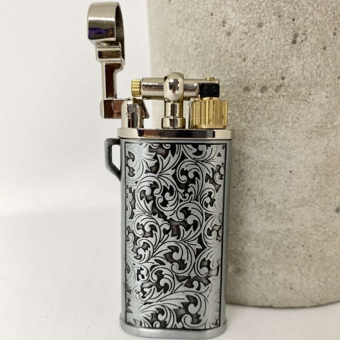 Газова запальничка Koji "Silver Lace" (Срібне мереживо)