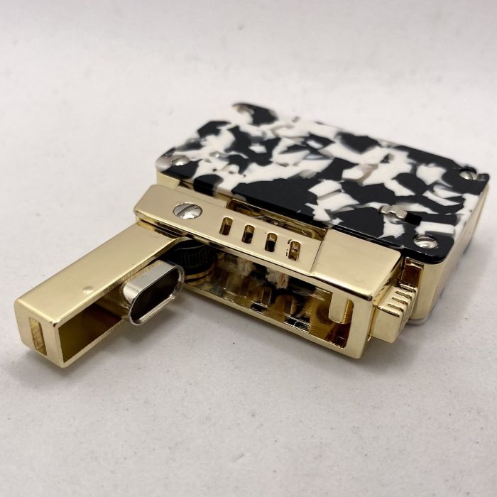 Запальничка бензинова Chief модель Black & White Speckle