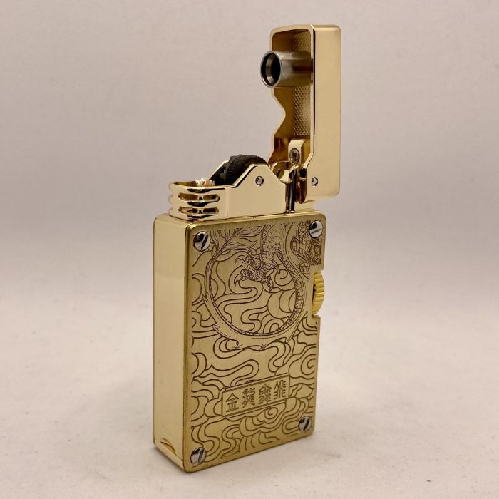 Запальничка бензинова Chief модель Золотий Дракон