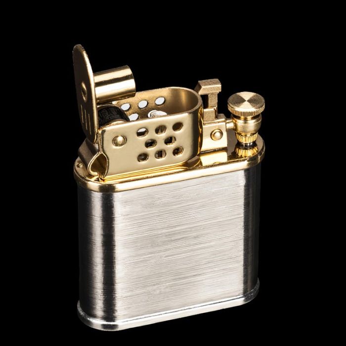 Бензинова запальничка Zorro 561 «Ultimate Justice»Золотистий сатин