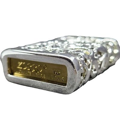 Бензинова запальничка Zorro «Ajour" Silver & Gold (Ажурне срібло та золото)