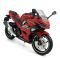 Колекційна модель мотоцикла CCA 1:12 Kawasaki Ninja 400 (Red) Червоний