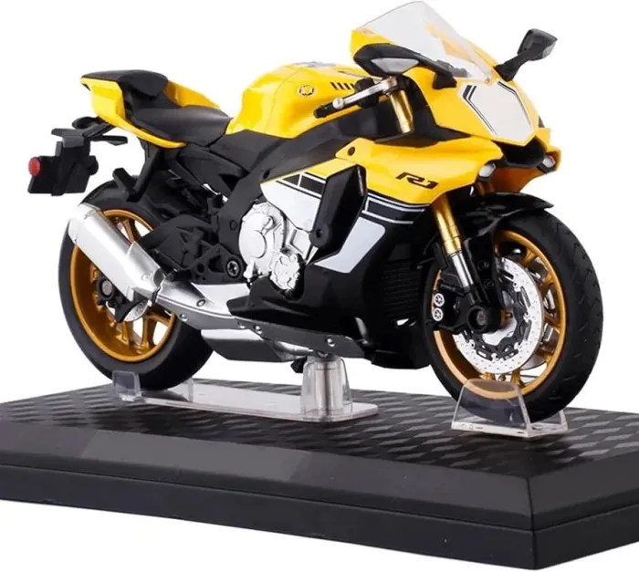Масштабна модель мотоцикла Yamaha YZF-R1 (1:12), Yellow/Black, CCА