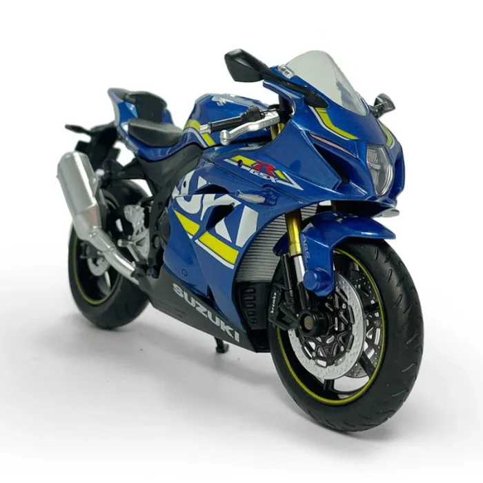 Колекційна масштабна модель мотоцикла Suzuki GSX-R1000 (1:12) — Синій металік