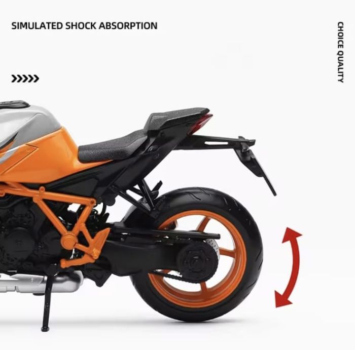 Масштабна модель мотоцикла KTM 1290 Super Duke R (1:12)