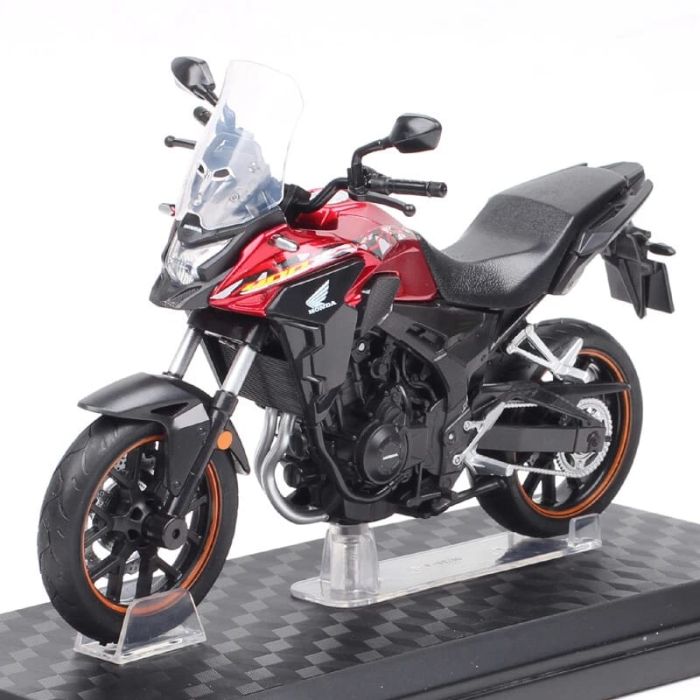 Колекційна масштабна модель мотоцикла Honda CB400X Touring (1:12) — Червоний