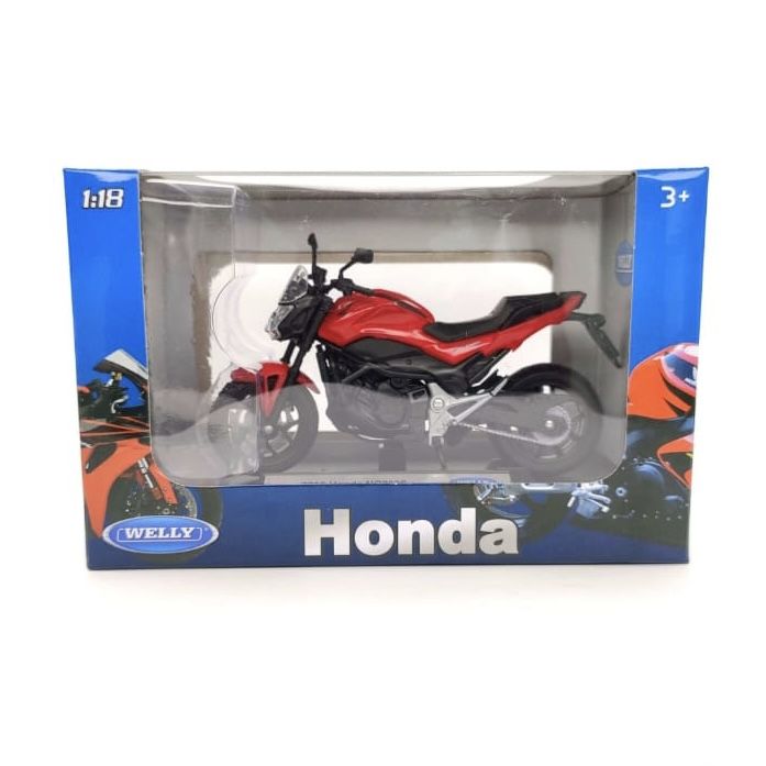 Колекційна модель мотоцикла Welly: 2018 Honda NC750S (Масштаб 1:18)
