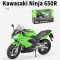 Колекційна модель мотоцикла Welly Kawasaki Ninja 650R (Масштаб 1/10)