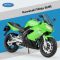 Колекційна модель мотоцикла Welly Kawasaki Ninja 650R (Масштаб 1/10)