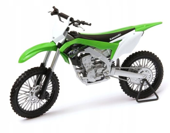Колекційна масштабна модель мотоцикла Kawasaki KX 250F (1:10)