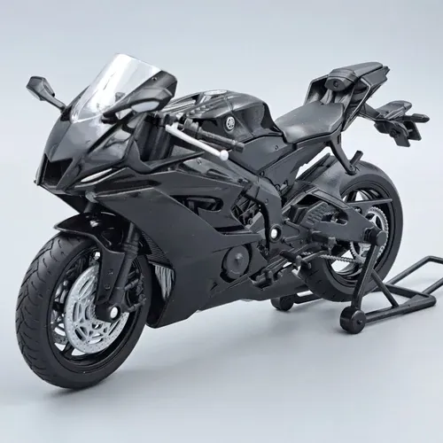 Колекційна модель мотоцикла Yamaha YZF-R6 (1:12) колір чорний від Welly