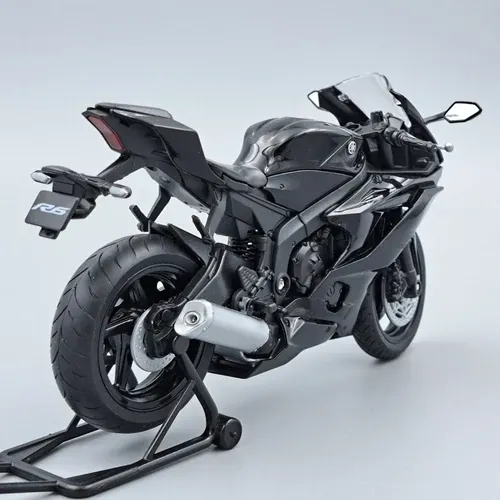Колекційна модель мотоцикла Yamaha YZF-R6 (1:12) колір чорний від Welly