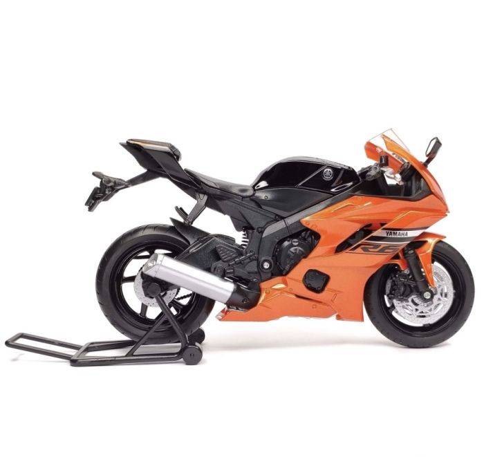 Колекційна модель мотоцикла Yamaha YZF-R6 (Scale 1:12) — Помаранчевий металік