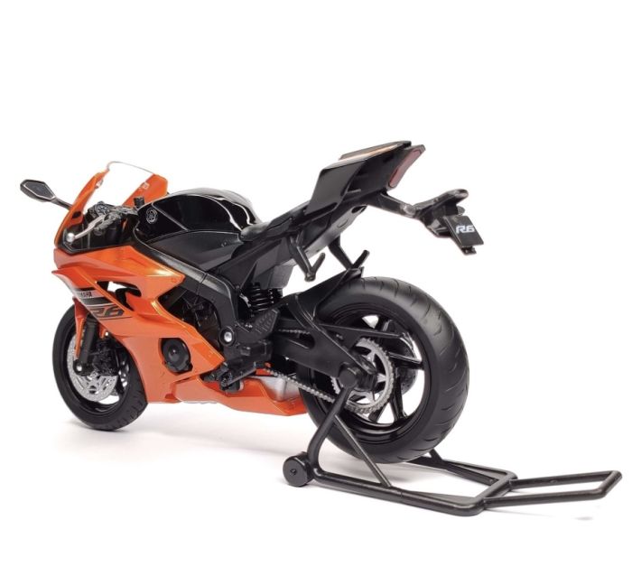 Колекційна модель мотоцикла Yamaha YZF-R6 (Scale 1:12) — Помаранчевий металік