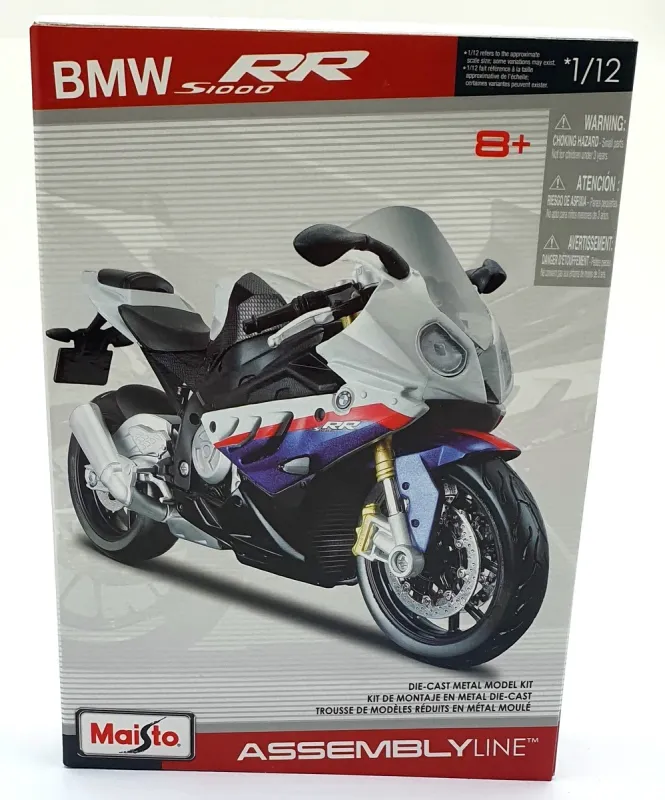 Збірна модель мотоцикла Maisto BMW S1000 RR (1:12) — Серія Assembly Linе