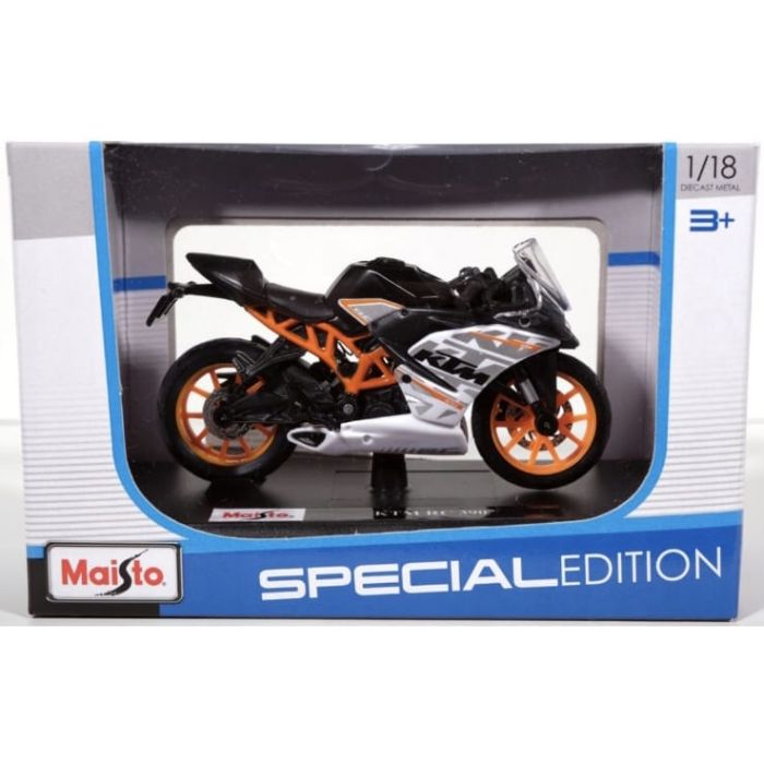 Колекційна модель мотоцикла KTM RC 390 (Maisto, 1:18) — Серія Special Edition