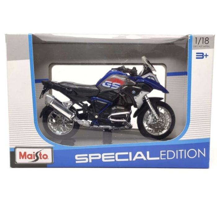 Колекційна модель мотоцикла BMW R 1200 GS (2017) — Maisto Special Edition, 1:18