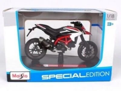 Масштабна модель мотоцикла Ducati Hypermotard SP (1:18) від Maistо