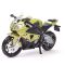 Колекційна модель мотоцикла BMW S1000RR — Масштаб 1:18 (Maisto Special Edition) золотисто-зелений металік