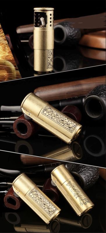 Бензинова  вітрозахисна запальничка Promise «Dragon Gold"