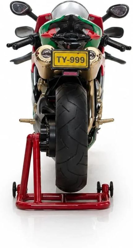 Колекційна масштабна модель спортивного мотоцикла(дизайн за мотивами Ducati Panigale1299)масш.1:9 з ефектом диму та підсвічуванням