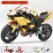 Колекційна інтерактивна модель мотоцикла Kawasaki Ninja H2R (Масштаб 1:9)з ефектом диму та підсвічуванням