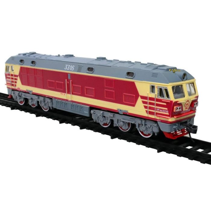 Преміальний залізничний набір FENFA "Train Familial" (9,4 м колії, 2 локомотиви, 7 вагонів, перон, акумулятори + ЗП)