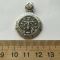 Срібний православний кулон-оберіг «Розп'яття Христове з предстоящими та молитвою Чесному хресту"