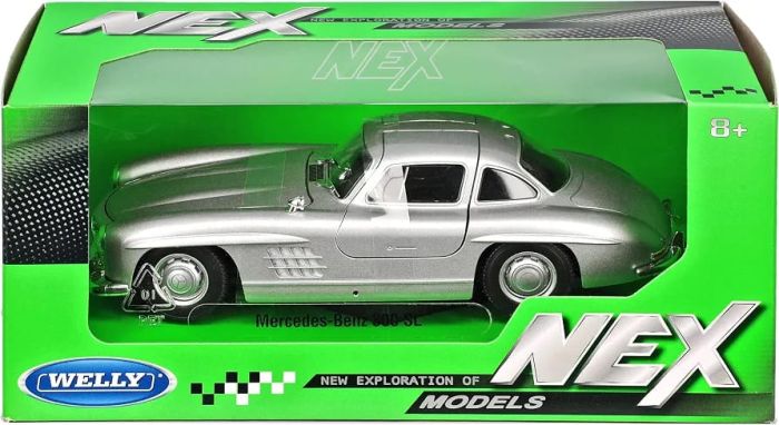 Масштабна модель легендарного спорткара Mercedes-Benz 300 SL Gullwing («Крило чайки»)1:24