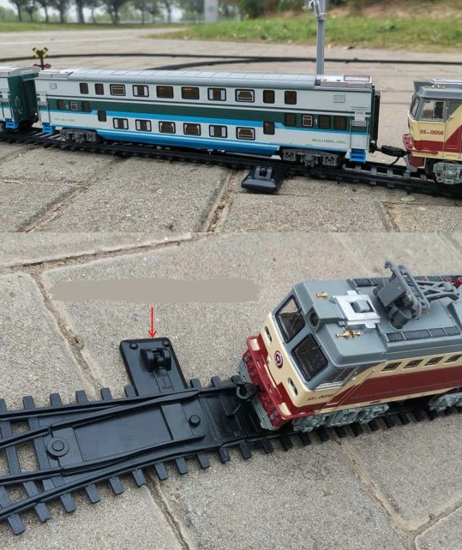 Дитяча залізниця FENFA SS7C у презентабельному подарунковому чемодані—преміальний ігровий набір для юних залізничників