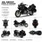 Колекційна масштабна модель мотоцикла Welly 1:12 2020 Honda GL1800 Gold Wing (колір Gloss Black)