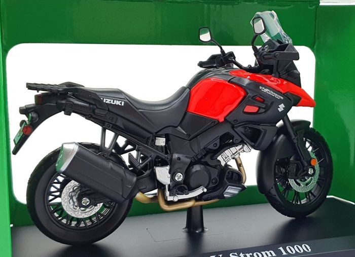 Колекційна автомодель мотоцикла Suzuki V-Strom 1000 від Maisto (масштаб 1:12)