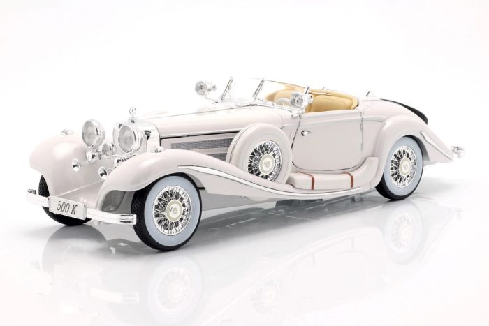 Масштабна модель Mercedes-Benz 500 K Typ Specialroadster (1936) у масштабі 1:18 (Maisto Premiere Edition)